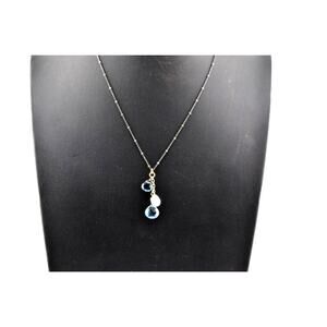 Rachel Reinhardt Moonstone & Quartz Cluster Necklace